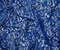 Deep Blue-Silver Cotton Poly Crochet Floral Lace Mesh Knit Fabric By the Yard